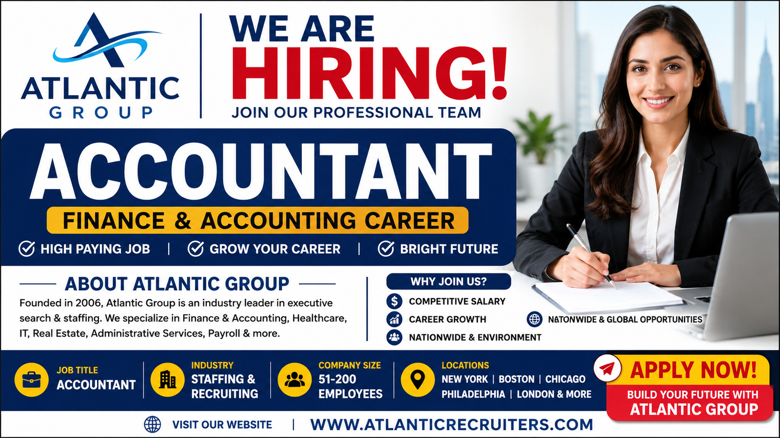 Accountant Job Opportunity at Atlantic Group | High Paying Finance & Accounting Careers 2026
