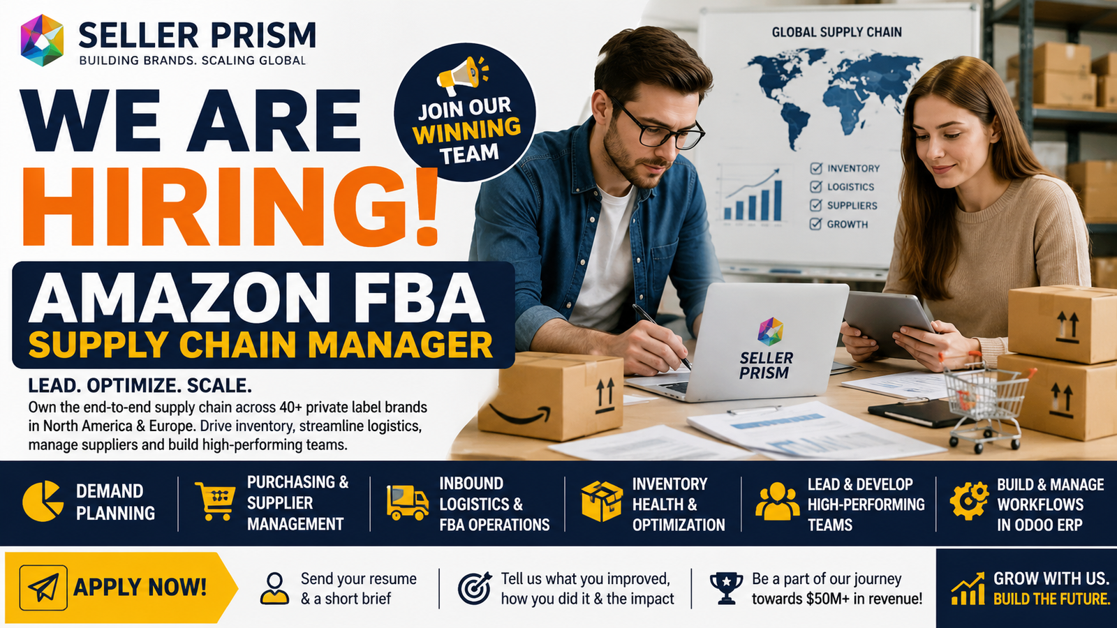 Amazon FBA Supply Chain Manager Job 2026 | Remote Ecommerce Supply Chain Leadership Opportunity